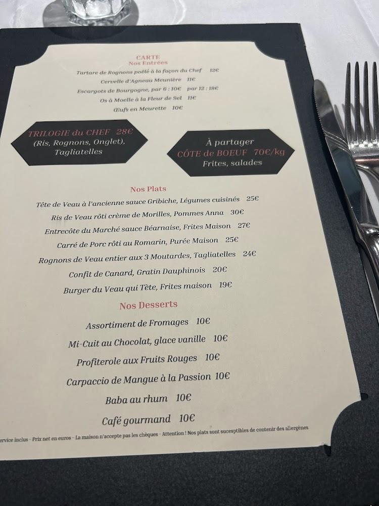 Au Veau qui Tète - Menu Image 4